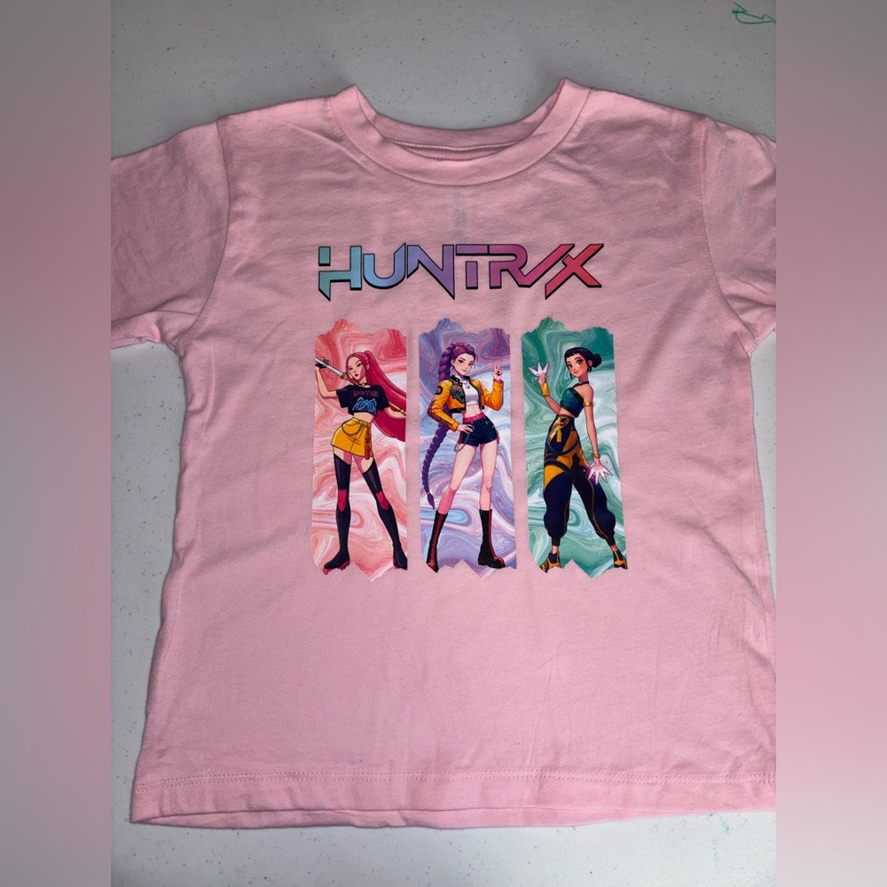Kids Pink Graphic T-Shirt